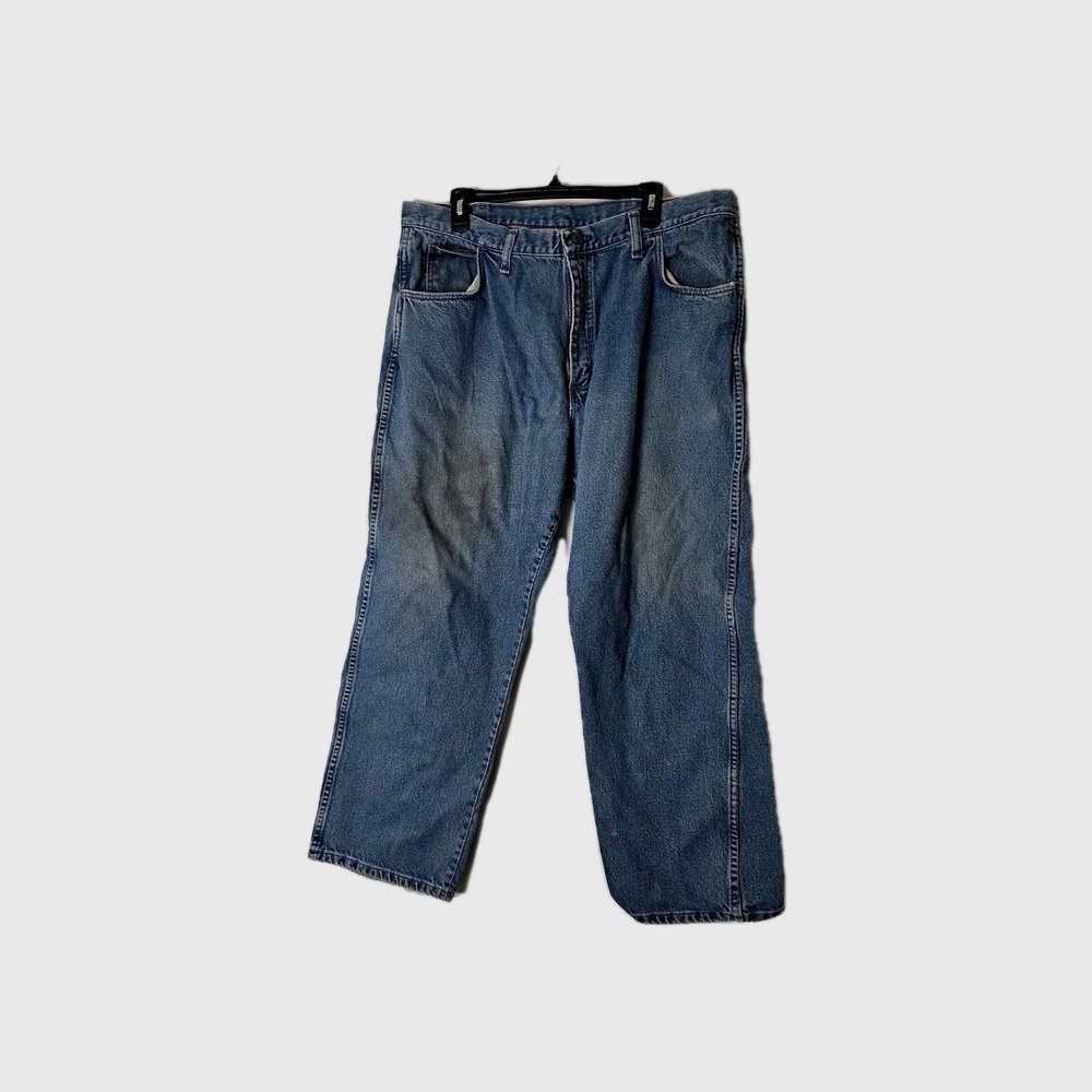 Bulwark Men FR Work Jeans 40X30 Denim Flame Fire Resistant CAT2 2112 Blue